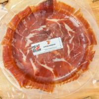 Jamon Serrano Just Carved · Grass fed | hand-carved 2.5 oz. meat n' bone now carries the freshest jamon serrano, directl...