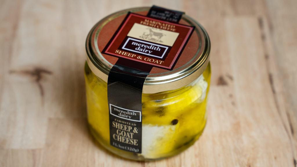 Marinated Sheep & Goat Cheese · From new Zealand 11.3 oz.