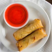 Spring Roll (2 Pieces) · Shrimp and vegetable.