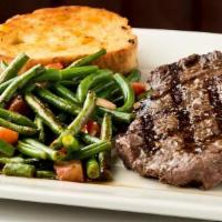 *Angus Ribeye* · 12oz Choice Angus Beef chargrilled with Rock Salt & Cracked Pepper.   Side Items Not Included.