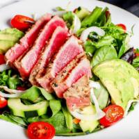 Arepita Salad · Gluten free. Your choice of grilled chicken or steak shrimp or grilled vegetables, served ov...