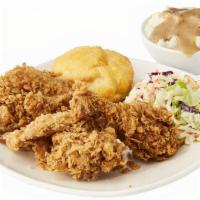 Fried Chicken Dinner (3Pc.) · Three pieces of Jack’s famous fresh, never frozen, hand-battered, and breaded fried chicken....