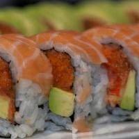 Samurai · hamachi, tuna, scallion, avocado and masago
