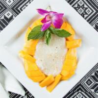 Sweet Sticky Rice With Mango (Seasonal) · 