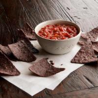 Blue Corn Chips & Salsa  · Our salsa features fresh-made pico de gallo, hand-chopped cilantro and fresh-squeezed lime j...