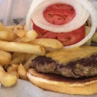 Super Cajun Cheeseburger · 8 oz 100% Angus ground chuck burger patty with Cajun seasoning. Served with American cheese,...