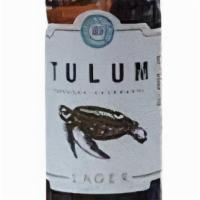Tulum 12Oz · A Craft Lager made with Mexican Caribbean seawater. Non salty, Citrus notes, light, deliciou...