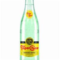 Topo Chico · naturally sparkling mineral water