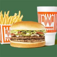 #2 Double Meat Whataburger® Whatameal® · What's On It: Large Bun (5