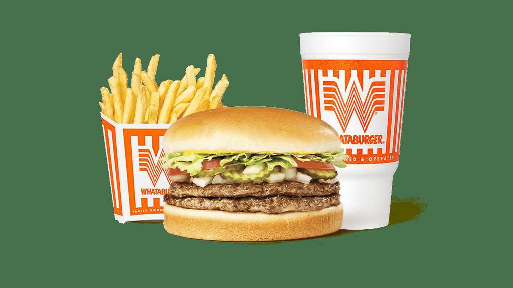 #2 Double Meat Whataburger® Whatameal® · What's On It: Large Bun (5