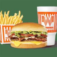 #5 Bacon & Cheese Whataburger® Whatameal® · What's On It: Large Bun (5