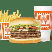 #3 Triple Meat Whataburger® Whatameal® · What's On It: Large Bun (5