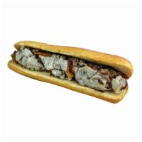 Original Philly Cheesesteak · All natural sirloin, sautéed onions and melted provolone.