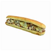 Chicken Philly · All natural, antibiotic-free, sustainably farmed grilled chicken breast, sautéed onions and ...