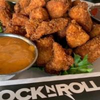 Stage Diver Chicken · Crispy panko chicken bites ready to take the dive in to our headbanger, creamy ginger, and s...