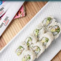 California Roll · Crabmeat, avocado, and cucumbers.