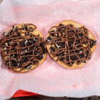 The Poe · Toasted Bagel of your choice w/ Peanut butter cream cheese, topped with Oreo Cookie crumbles...