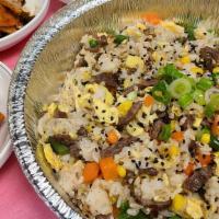  Fried Rice · Pan fried egg rice (Beef, Seafood, Vegetables).