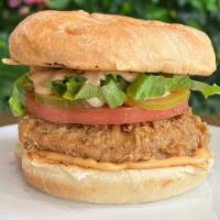 Detonator (Chicken Sandwich) · Fried Chicken Sandwich | Pickles | Lettuce | Bomb Sauce