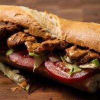 Whiting Po Boy · Whiting,  Lettuce, and tomato on a Cuban served with tartar sauce. Served with fries and Asi...