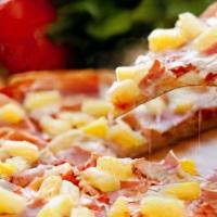 Orbital Hawaiian Pizza · Hawaiian pizza with ham and pineapple