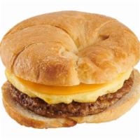 Sausage, Egg And Cheese Croissant · 