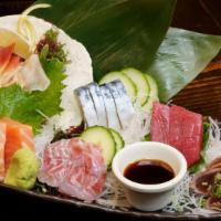 Sashimi Regular · Serves 2-3 persons. Chef`s choice of six kinds of sashimi assortment.

Consuming raw or unde...