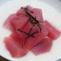 Maguro Yamakake · Tuna on grated yamaimo roots.

Consuming raw or undercooked meat, poultry, seafood, shellfis...