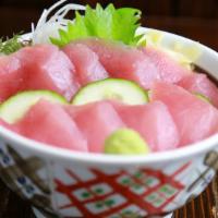 Tekka Don · Fresh tuna on sushi rice.