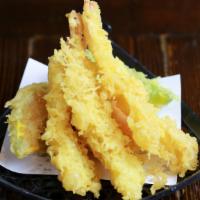 Shrimp Tempura · Lightly fried shrimp and vegetables.