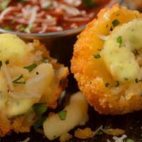 Jalapeno Mac & Cheese Bites · 4 - Mac bites that are crispy and crunchy on the outside and have a cheesy filling inside. T...