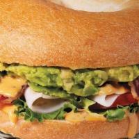 Turkey, Bacon, And Avocado · Satisfy your hunger with our Turkey, Bacon & Avocado Signature Sandwich. Lean roasted turkey...