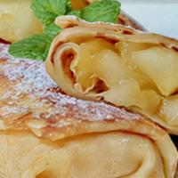 Crepes With Apples  · Very thin pancakes with sweet apples