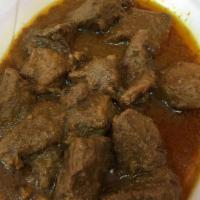 Curry · Selection of meat cooked with curry sauce and blended with onion, pepper, and spices. Comes ...