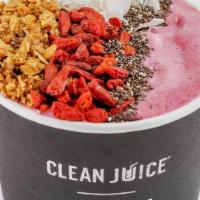 The Dragon Fruit Bowl · Acai Blended with Banana, Pineapple, Almond Milk, Dragon Fruit & Coconut Oil. Topped with Gr...