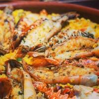 Paellas (Spanish Seafood Paellas) · Our seafood rice recipe, also known as Arroz con Mariscos, is a delicious Latin American dis...