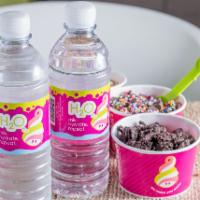 Menchie'S Bottled Water · 16oz Purified by Reverse Osmosis.