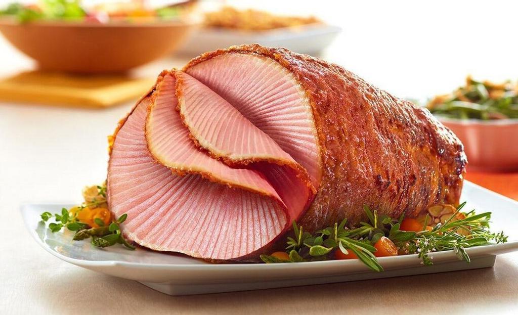 8-8.99Lb. Honey Baked Ham · Our Gold Standard - always moist and tender Bone-In Honey Baked Ham, smoked for up to 24 hours with our special blend of hardwood chips then hand-crafted with our sweet & crunchy glaze. We've been told time and time again that we have the World's Best Ham. Spiral sliced, fully-cooked and ready to serve for convenience.