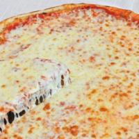 Cheese Pizza · Mozzarella cheese and sauce.