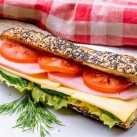 The Ham Sandwich Deluxe · Ham and cheese and if you want to add to it, go for it , lot of options to select from,   Ho...
