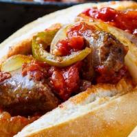 Italian Delight · Italian sausage sautéed in onions with red and green bell peppers.