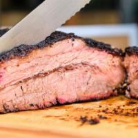Certified Angus Beef Brisket - Sliced (Bbq) (Meat Platter) · Richly rubbed and highly marbled. Slow smoked for 12 hours.