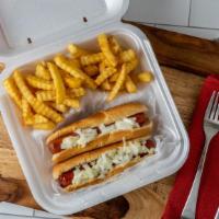 2 Hot Dog With Fries · 