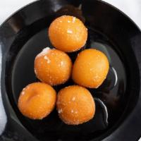 Gulab Jamun 2 Pieces · Made of thickened or reduced milk and then soaked in a sugar syrup made with rose water (whi...