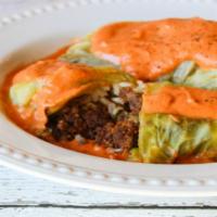 Golabki Poland · The ultimate comfort food. Tender cabbage rolls filled with ground beef and turkey with our ...