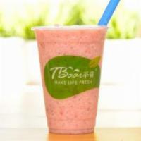 Strawberry & Banana · Smoothie with Strawberry and Banana Fruit added