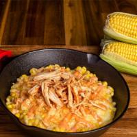 Maicito De Pollo (Chicken) · Most popular! Sweet corn mixed with shredded chicken breast, soft melted mozzarella cheese, ...