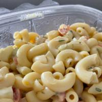 Macaroni Salad · 8 oz of the traditional American Macaroni Salad made with the best macaroni pasta, celery, r...