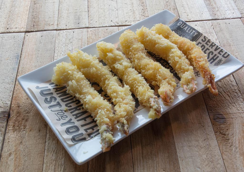 Crispy Shrimp Tempura · 6 pieces of crispy shrimp tempura served w. Tempura sauce