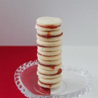 Guava Sandwich Cookies · Butter Cookie made with Flour, Butter, Sugar, Egg, and Guava Paste

Each bag contains 3.53 o...